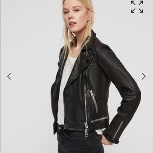 All Saints Conroy Leather Jacket